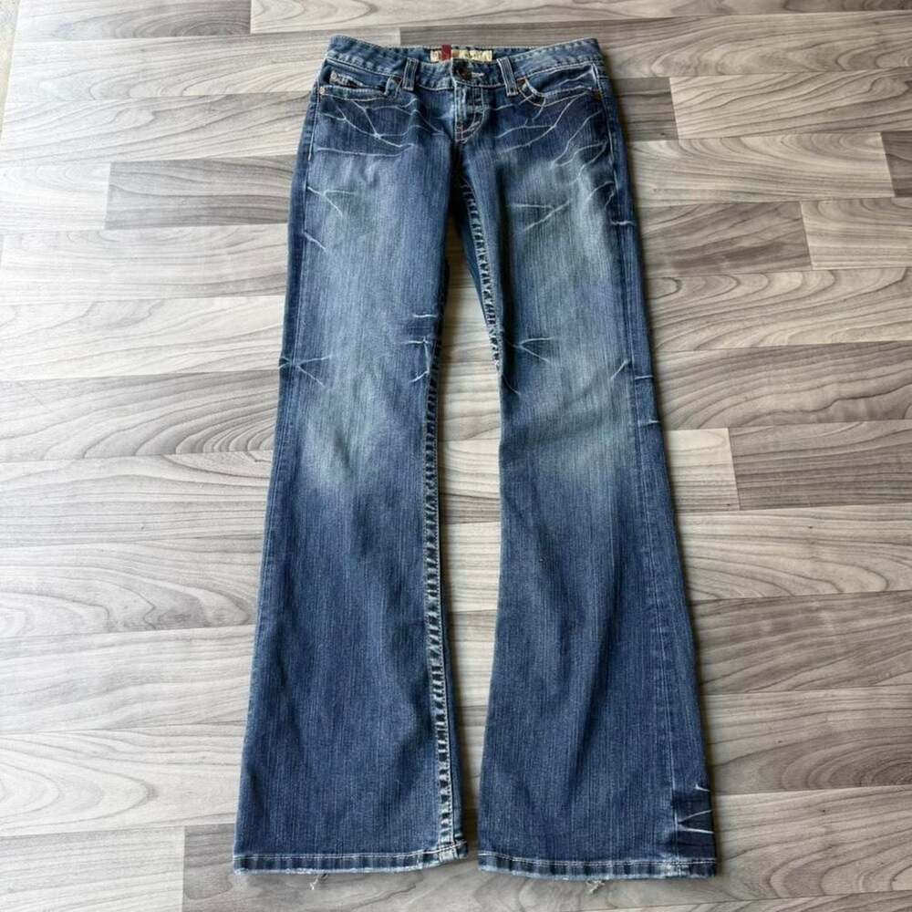BKE Star Flared Y2K Jeans